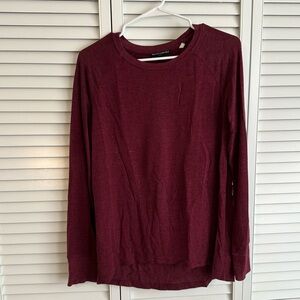 Brandy Melville maroon long sleeve top
